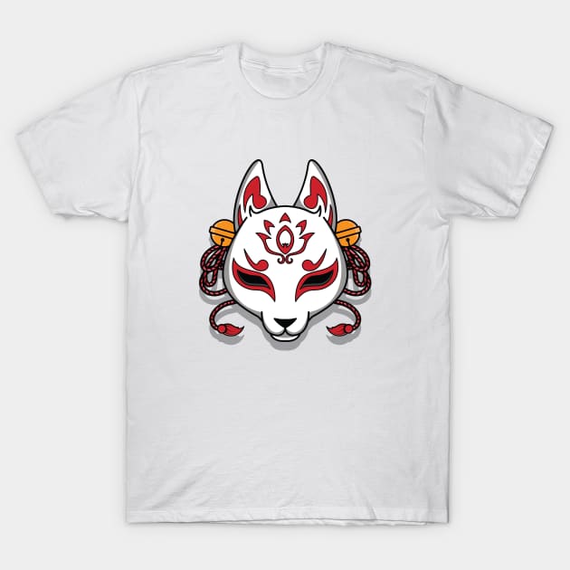 Japanese kitsune mask T-Shirt by Starkey Store